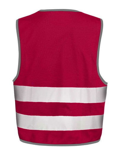 Result Safeguard Jr Enhanced Vis Vest - Burgundy