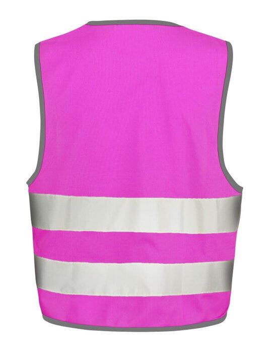 Result Safeguard Jr Enhanced Vis Vest - Fluorescent Pink
