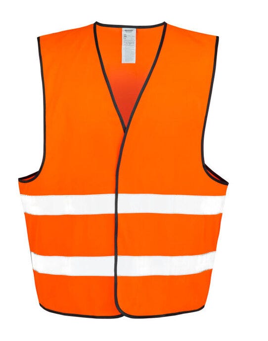 Result Safeguard Hi Vis Motorists Vest - Fluoresent Orange