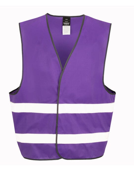 Result Safeguard Enhance Visibility Vest - Purple