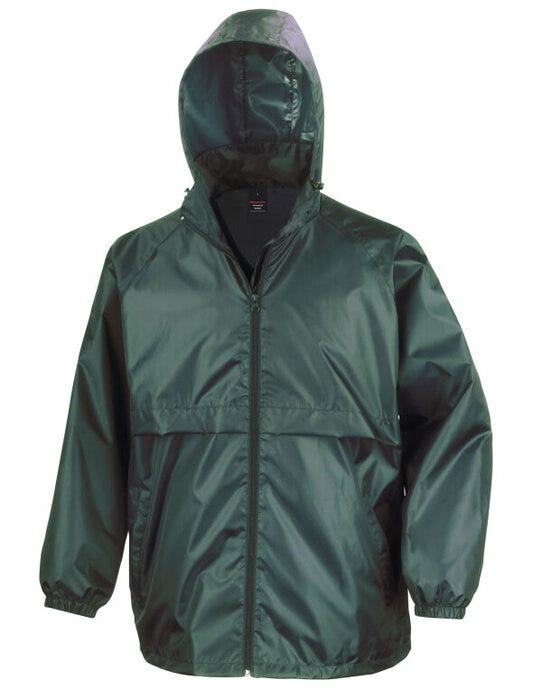 Result Core Adult Windcheater - Bottle Green