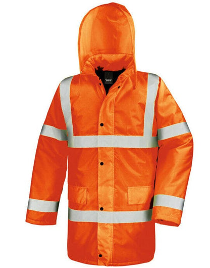 Result Safeguard Result Safe-Guard Motorway Jacket - Hi Vis Orange