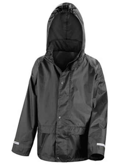 Result Core Junior Rain Jacket - Black