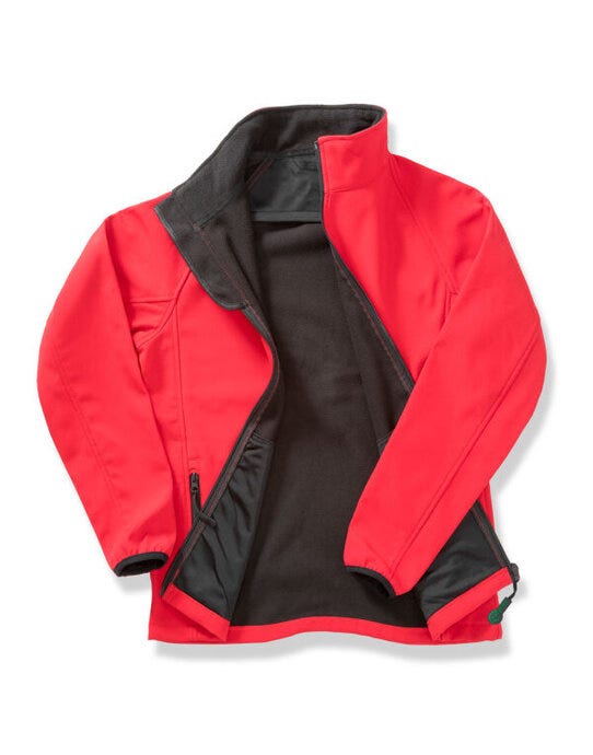 Result Core Ladies Printable Softshell - Red/Black