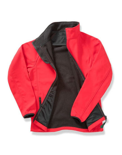 Result Core Ladies Printable Softshell - Red/Black