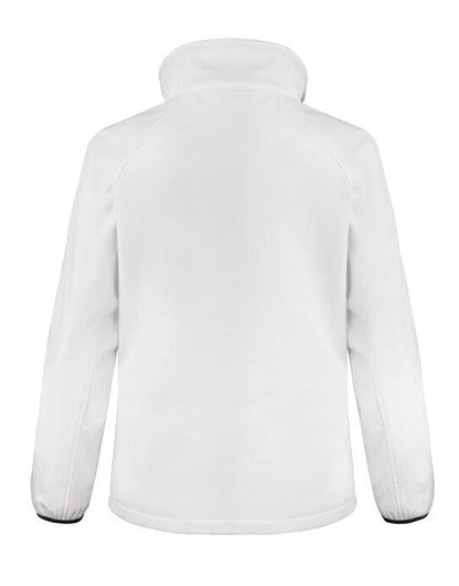 Result Core Ladies Printable Softshell - White/Black