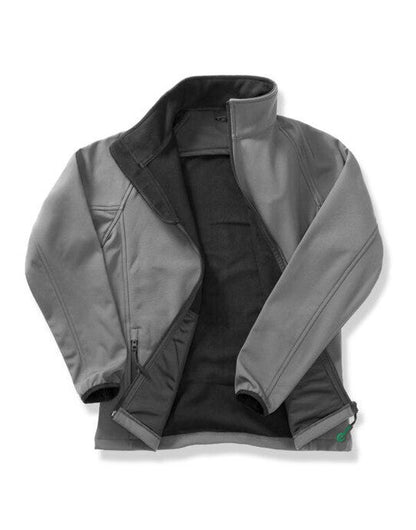 Result Core Ladies Printable Softshell - Charcoal/Black