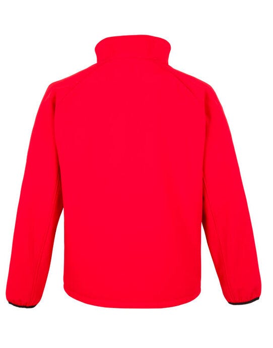 Result Core Mens Printable Softshell - Red/Black