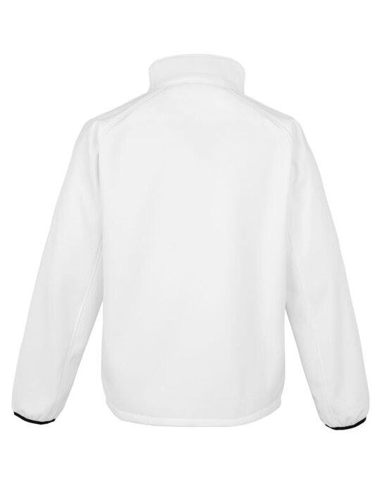 Result Core Mens Printable Softshell - White/Black