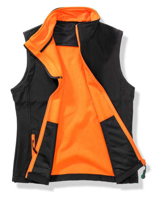 Result Core Lady Printable Sshell B/Warm - Black/Orange