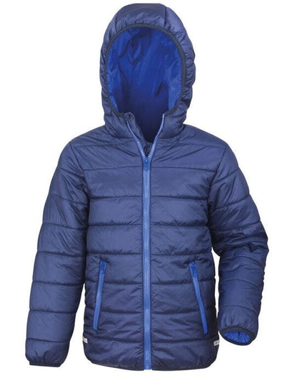 Result Core Junior Padded Jacket - Navy/Royal