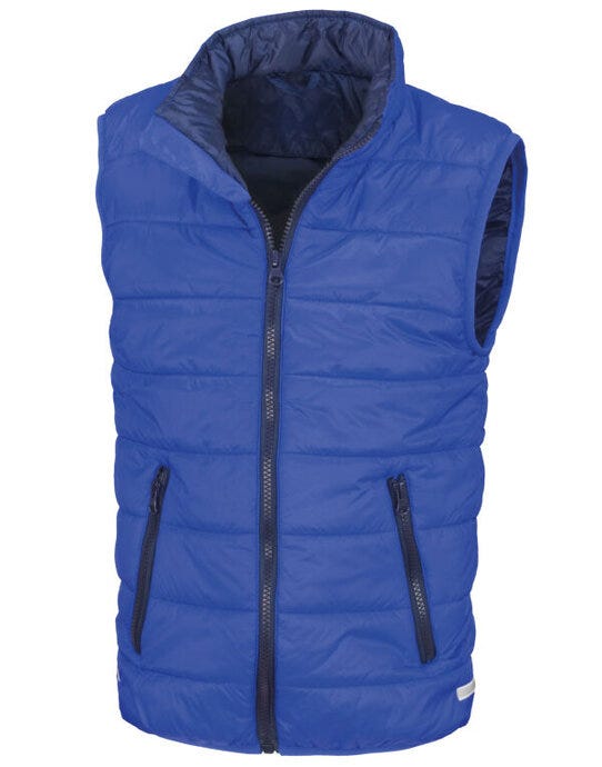 Result Core Junior Padded Bodywarmer - Royal/Navy