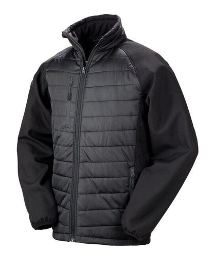 Result Recycled Result Black Compass Softshell Jacket - Black/Black