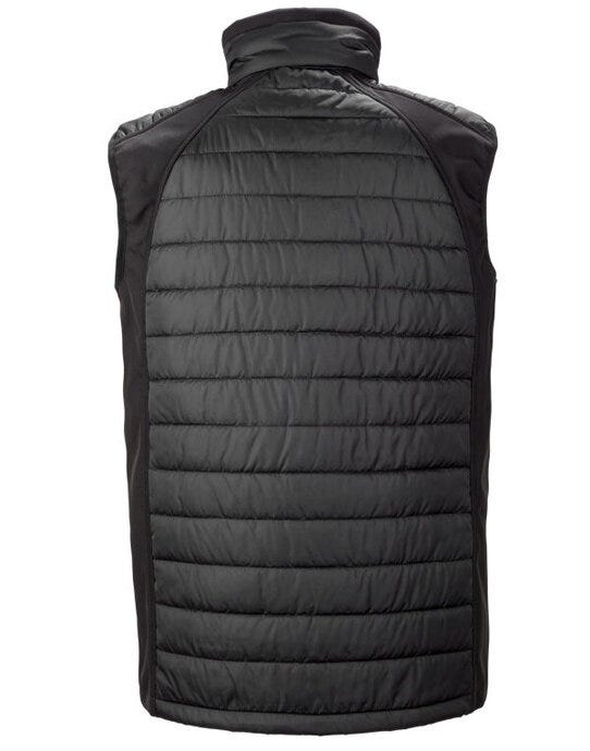 Result Recycled Result Black Compass Softshell Gilet - Black/Black