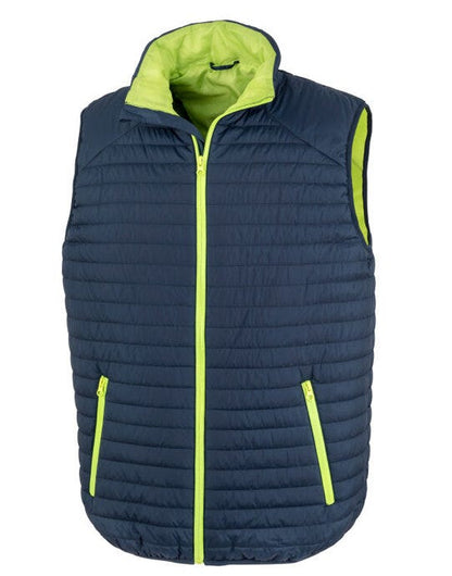 Result Recycled Result Thermoquilt Gilet - Navy/Lime
