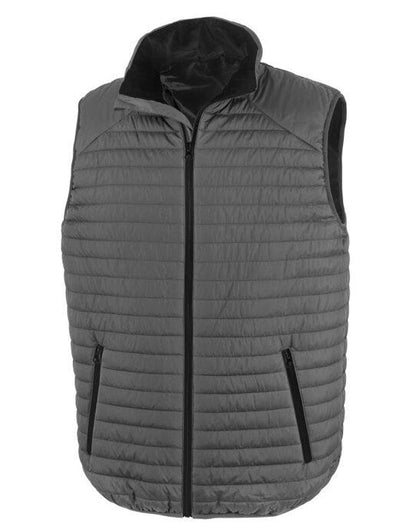 Result Recycled Result Thermoquilt Gilet - Grey/Black