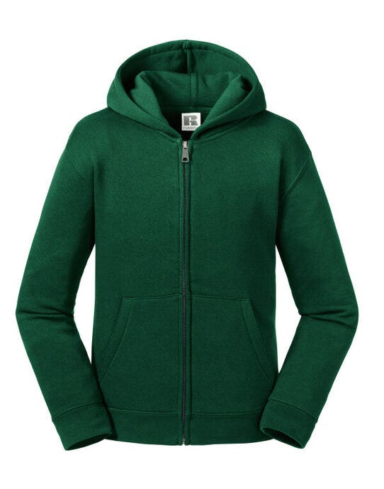 Russell Athletic Russell Kids Authentic Zip Hood Sweat - Bottle Green