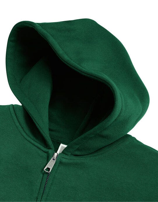 Russell Athletic Russell Kids Authentic Zip Hood Sweat - Bottle Green