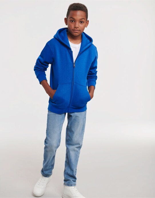 Russell Athletic Russell Kids Authentic Zip Hood Sweat - Bright Royal