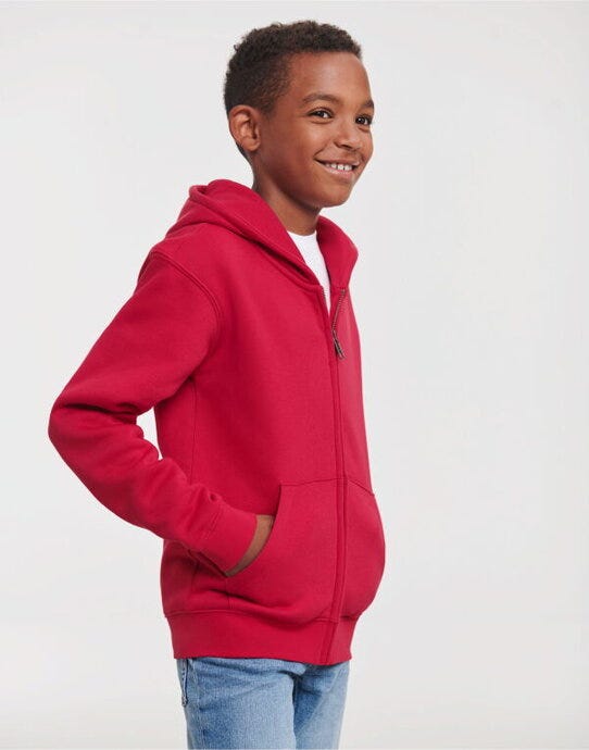 Russell Athletic Russell Kids Authentic Zip Hood Sweat - Classic Red