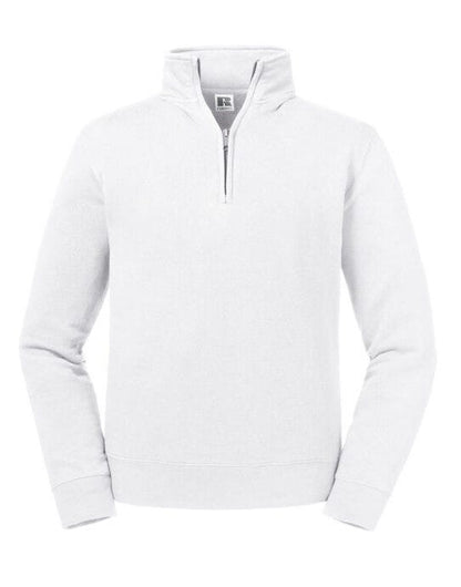 Russell Athletic Russell Authentic 1/4 Zip Sweat - White