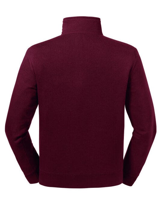 Russell Athletic Russell Authentic 1/4 Zip Sweat - Burgundy