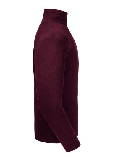 Russell Athletic Russell Authentic 1/4 Zip Sweat - Burgundy