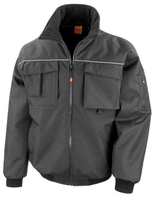 Result Work-Guard Result Workguard Sabre Pilot Jacket - Black