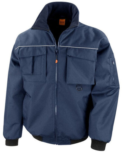 Result Work-Guard Result Workguard Sabre Pilot Jacket - Navy