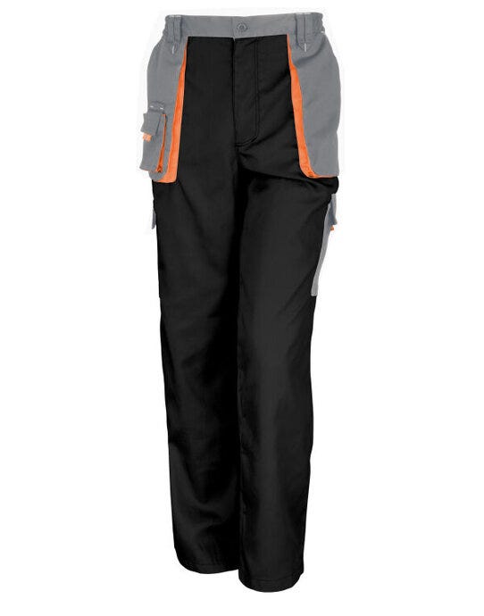 Result Work-Guard Result Workguard Lite Trousers - Black/Grey/Orange