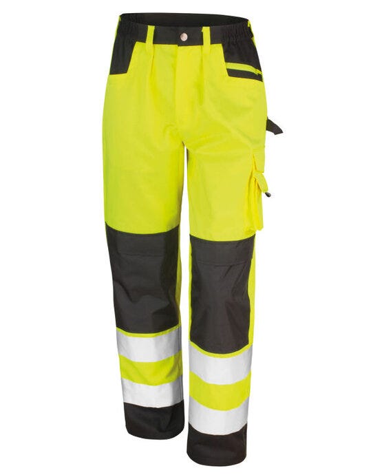 Result Safeguard Result Safe-Guard Safety Cargo Trousers - Hi-Vis Yellow