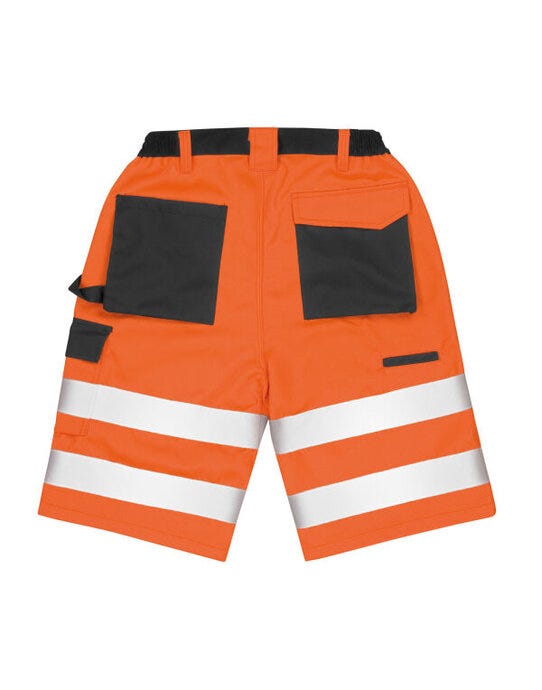 Result Safeguard Safety Cargo Shorts - Fluorescent Orange