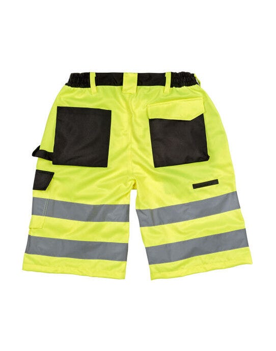 Result Safeguard Safety Cargo Shorts - Fluro Yellow