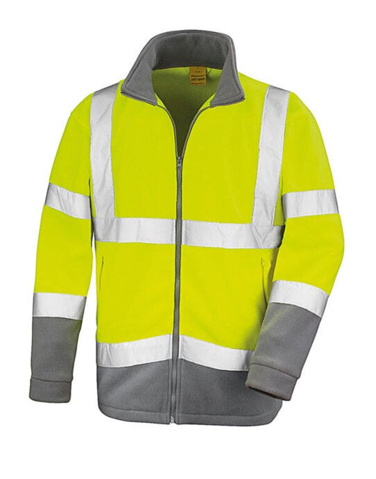 Result Safeguard Safety Microfleece - Fluro Yellow