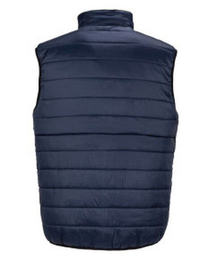 Result Safeguard Reversible Padded Gilet - Fluorescent Yellow/Navy