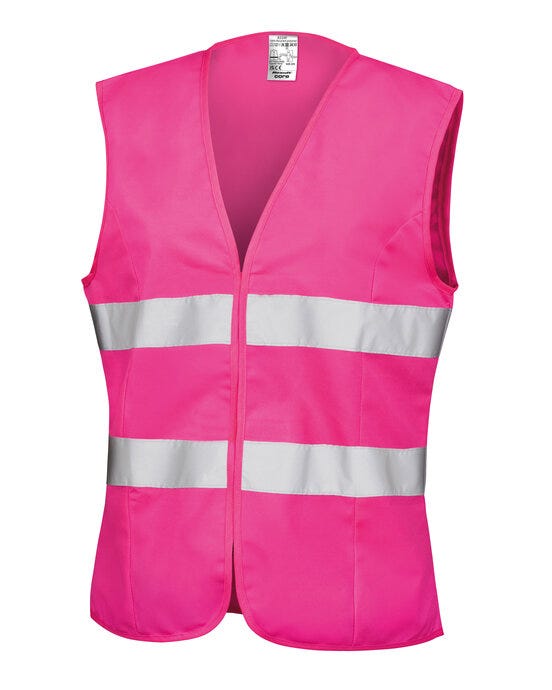 Result Safeguard Result Safe-Guard Womens Safety Vest - Floro Pink