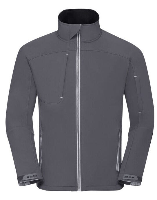 Russell Athletic Russell Mens Bionic Softshell Jacket - Iron Grey