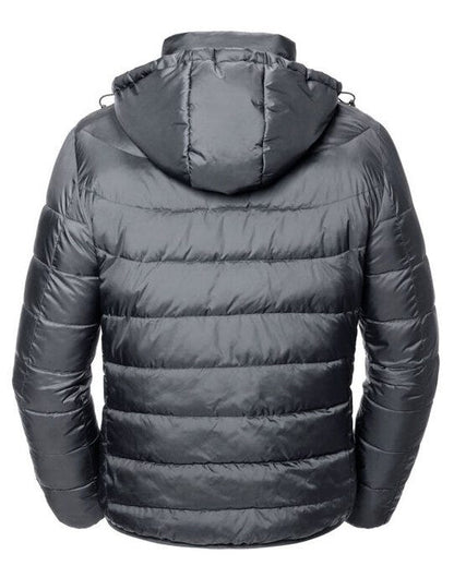 Russell Athletic Russell Mens Hooded Nano Jacket - Iron Grey