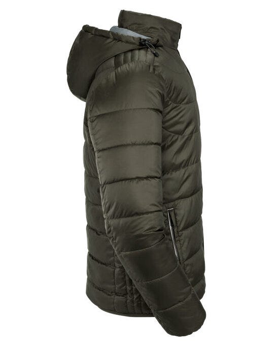 Russell Athletic Russell Mens Hooded Nano Jacket - Dark Olive