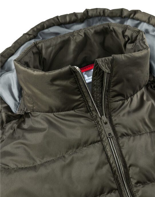 Russell Athletic Russell Mens Hooded Nano Jacket - Dark Olive