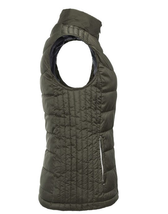 Russell Athletic Russell Ladies Nano Bodywarmer - Dark Olive