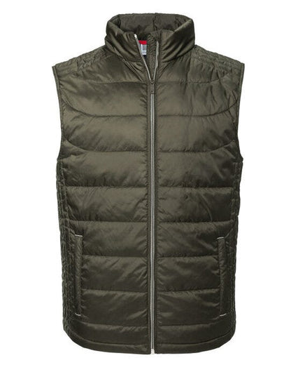 Russell Athletic Russell Mens Nano Bodywarmer - Dark Olive
