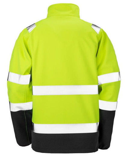 Result Safeguard Printable Safety SShell - Fluorescent Yellow/Black