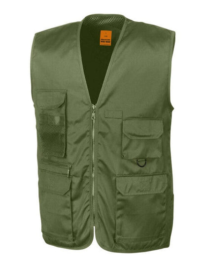 Result Work-Guard Result Workguard Safari Waistcoat - Lichen