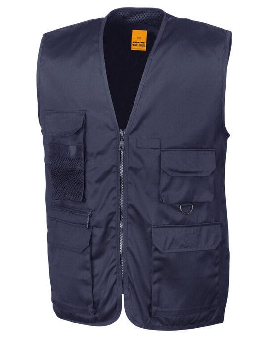 Result Work-Guard Result Workguard Safari Waistcoat - Midnight Navy