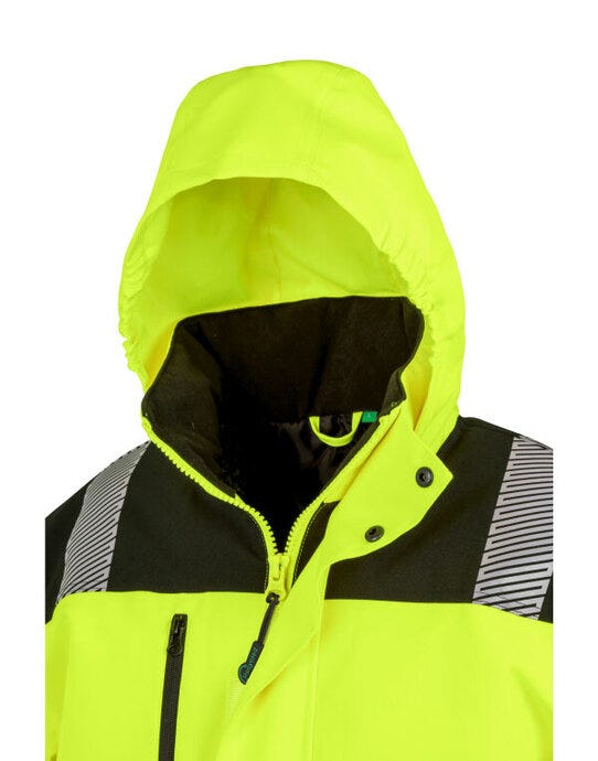 Result Safeguard Result SGuard Extreme Tech Safety Coat - Fluorescent Yellow/Black