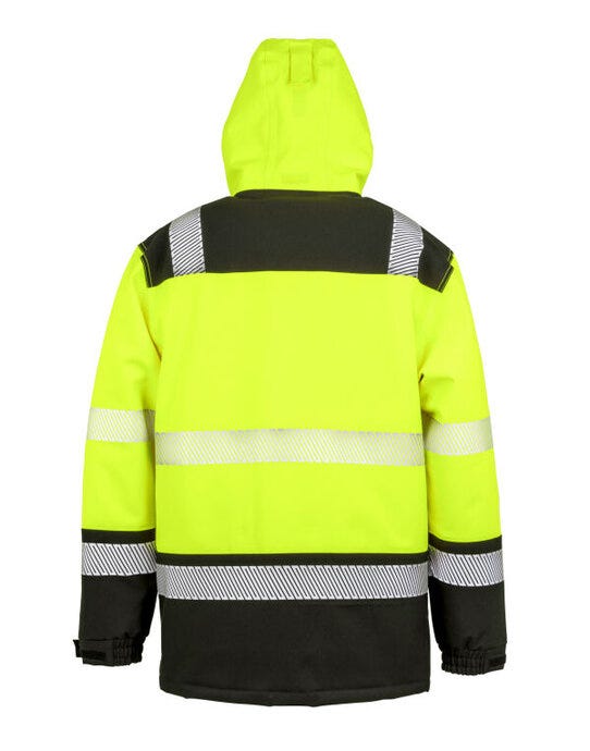 Result Safeguard Result SGuard Extreme Tech Safety Coat - Fluorescent Yellow/Black