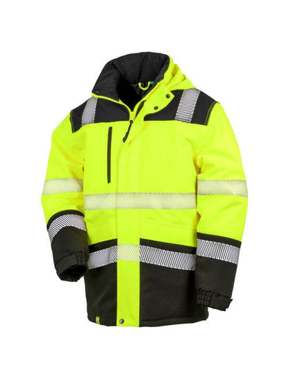 Result Safeguard Result SGuard Extreme Tech Safety Coat - Fluorescent Yellow/Black