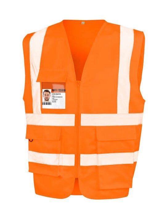 Result Work-Guard Result Workguard Heavyduty Security Vest - Fluoresent Orange