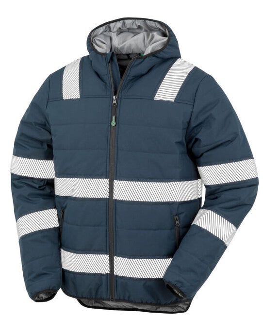 Result Recycled Result Rcycled Ripstop Padded Safety Jkt - Navy